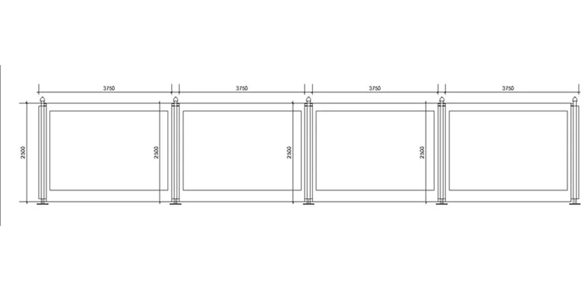 15m Modular Wall